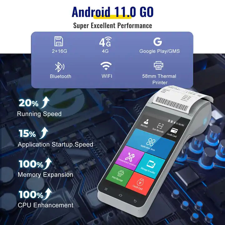 android handheld pos terminal