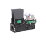 SNRO SIM card dispenser with barcode scanner for telecom self-service kiosk with RFID encoding motorized issuing and QR code payment integration for prepaid SIM vending at retail locations