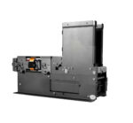 SNRO card dispenser for membership and loyalty programs with motorized RFID encoding 150-card hopper retract function and RS232 interface for self-service kiosk and gym check-in access applications