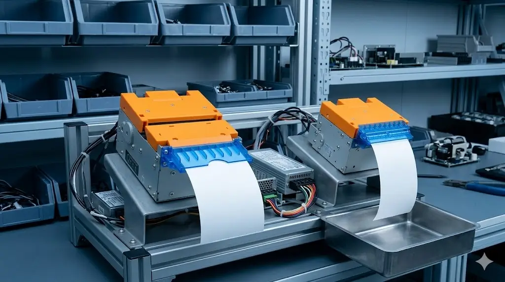 Presenter printer and auto cutter printer comparison for kiosk systems