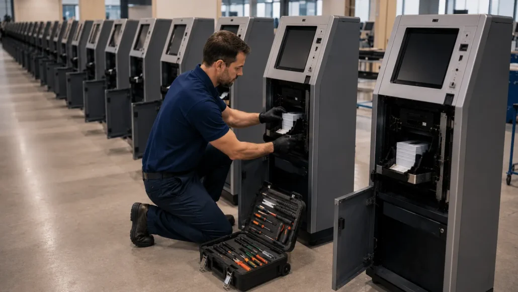 Repeated maintenance tasks increasing operational costs in large kiosk deployments