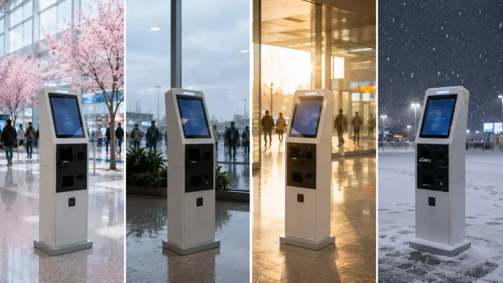 Long-term environmental exposure affecting card dispenser reliability after deployment