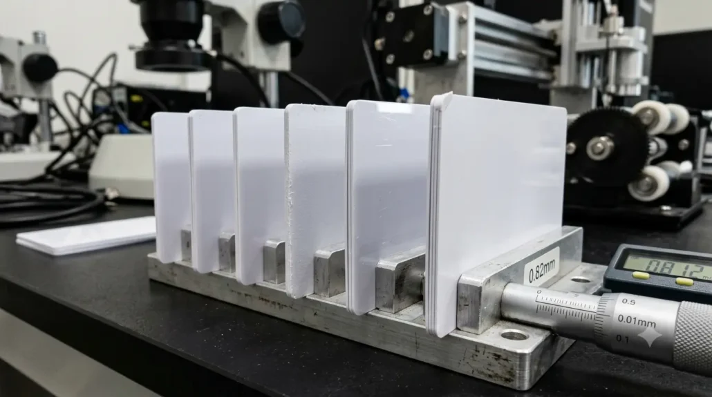 Manufacturing variations affecting RFID card dispensing consistency