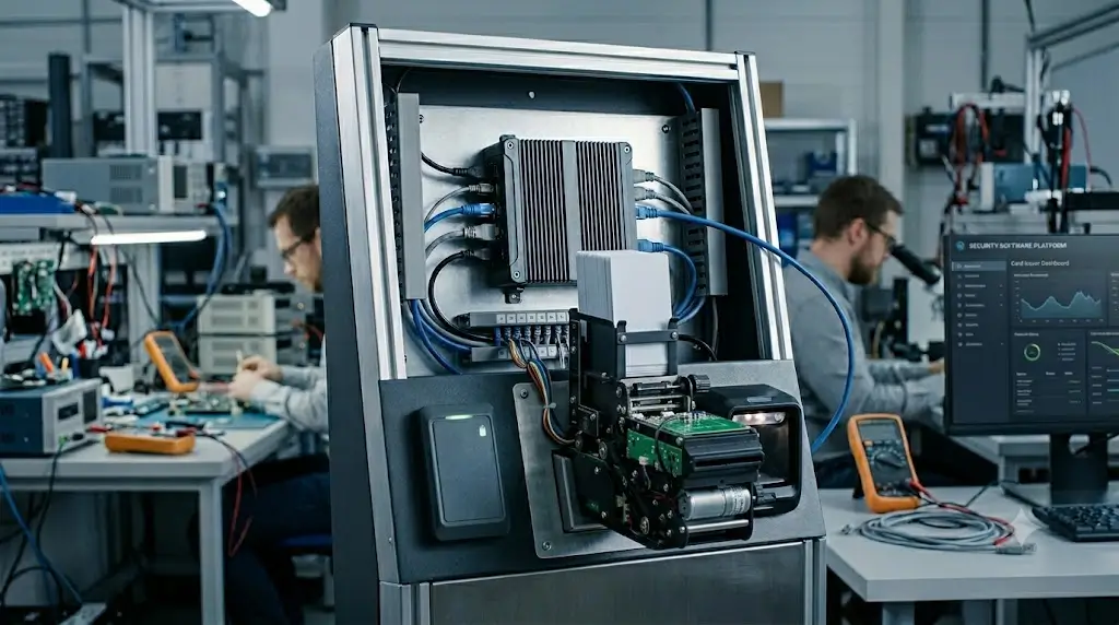 Comparison between consumer desktop computer and industrial fanless PC used in self-service kiosk deployment