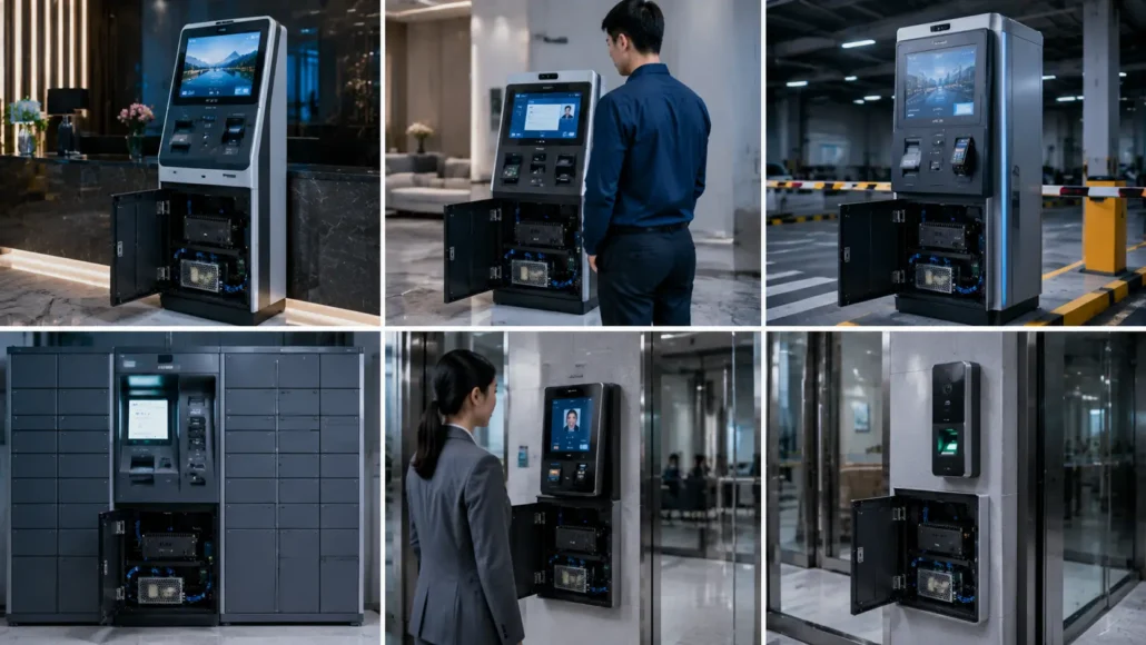 Industrial computers deployed in hotel kiosks visitor management systems parking kiosks and access control terminals