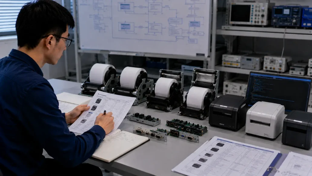 Evaluating kiosk printer hardware for banking terminals