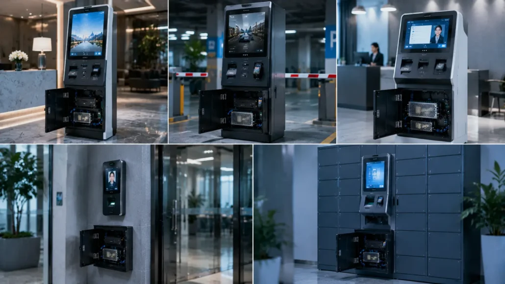 Industrial PC used in hotel kiosks parking systems visitor management and access control applications
