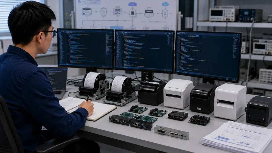 Selecting a kiosk printer based on SDK support and integration requirements