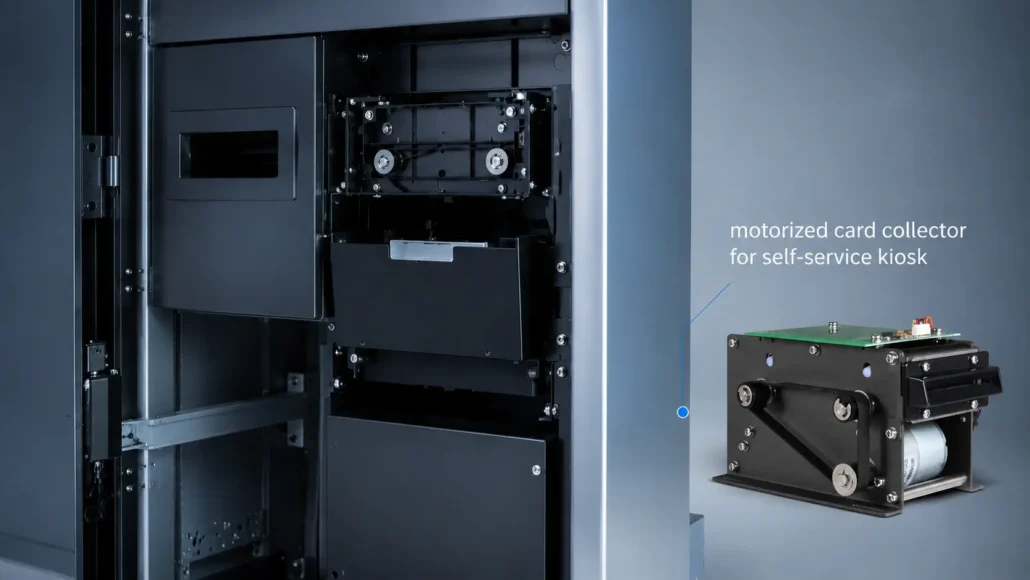 Different card collection hardware solutions for visitor management hotel and access control systems
