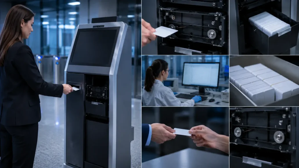 Enterprise maintenance team managing card recovery and reusable credential programs across multiple locations