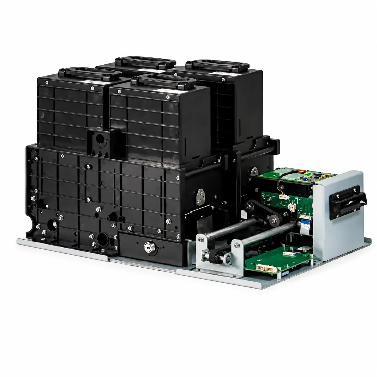 Motorized Card Dispensers for Automated Card Issuing Kiosks